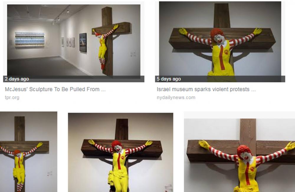 Christian protest forces Israeli Museum to remove controversial Ronald McDonald statue 