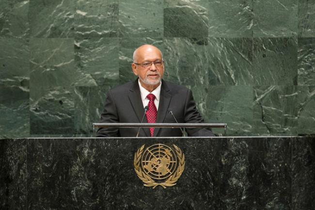 In annual address, Guyana urges UN Assembly to focus on border issues for development
