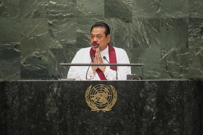 Sri Lanka’s President tells UN Assembly post-2015 agenda must address structural obstacles to development