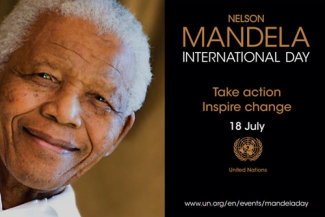 UN: Can you spare 67 minutes to take action on Nelson Mandela Day?