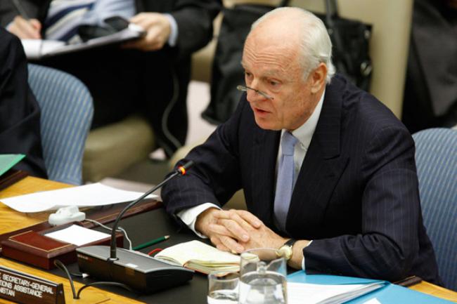 New UN envoy for Syria meets President, senior ministers in Damascus