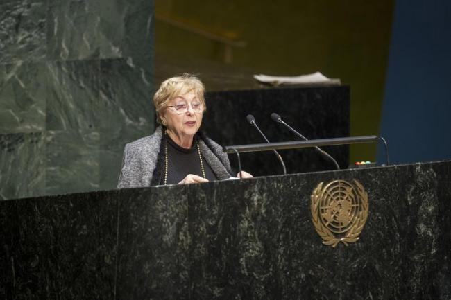 UN Assembly hears Holocaust survivor’s plea to never forget ‘all human life is sacred’
