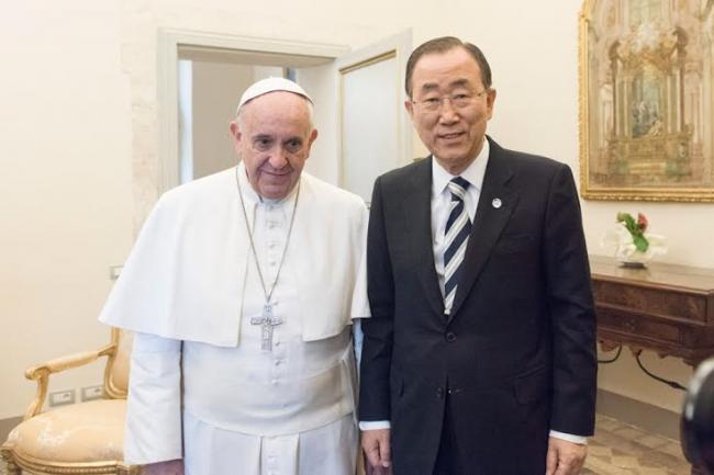 Ban hails Papal Encyclical spotlighting climate change as critical ‘moral issue’