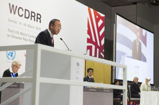 In Japan, UN chief urges global solidarity to strengthen disaster resilience, boost development