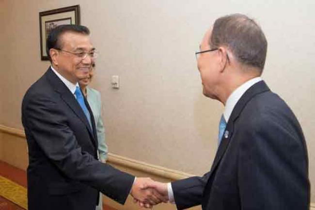 Meeting with Chinese Premier, Ban commends country’s leadership on UN 2030 Agenda