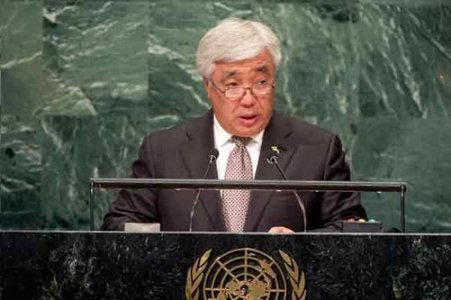 Kazakhstan at UN Assembly urges cooperation amind 