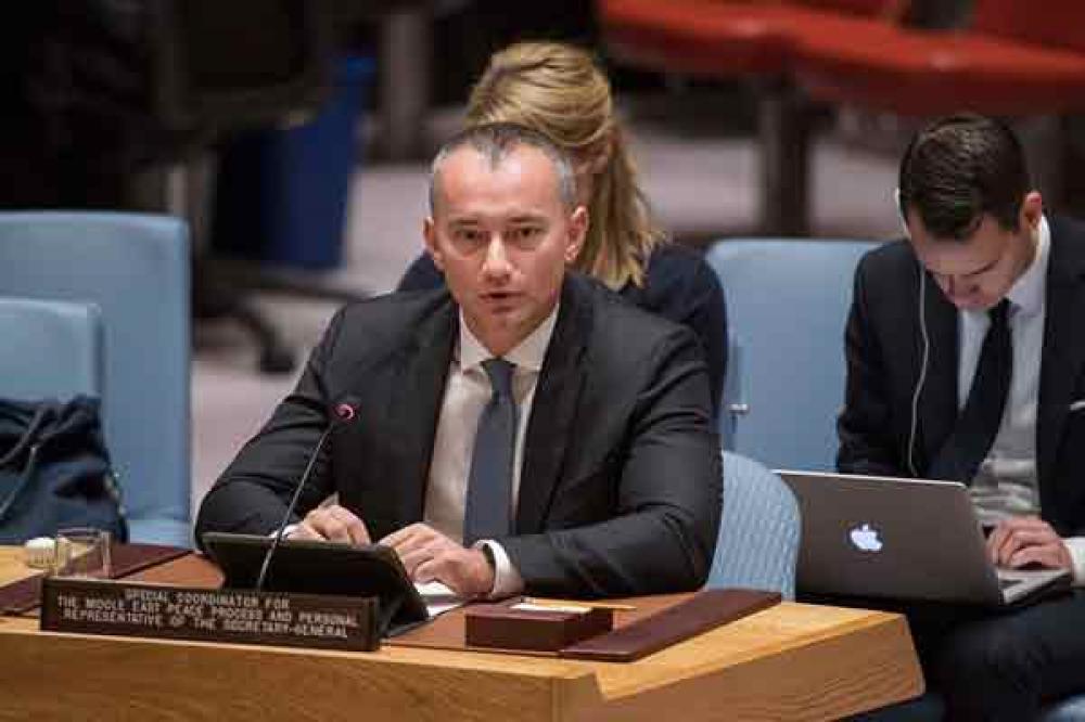 International efforts towards Middle East peace must be matched by steps on the ground - UN envoy