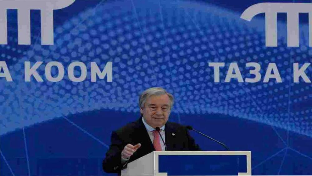 In Kyrgyzstan, UN chief Guterres highlights importance of governance for sustainable development