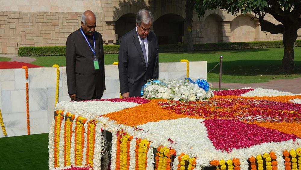 UN chief marks Non-Violence Day, urging world to follow Gandhi’s example; ‘the greatest soul that ever lived’