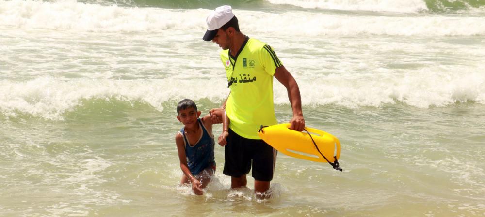 UN development agency provides lifeline to Gaza lifeguards, in bid to keep workers from debtors’ prison