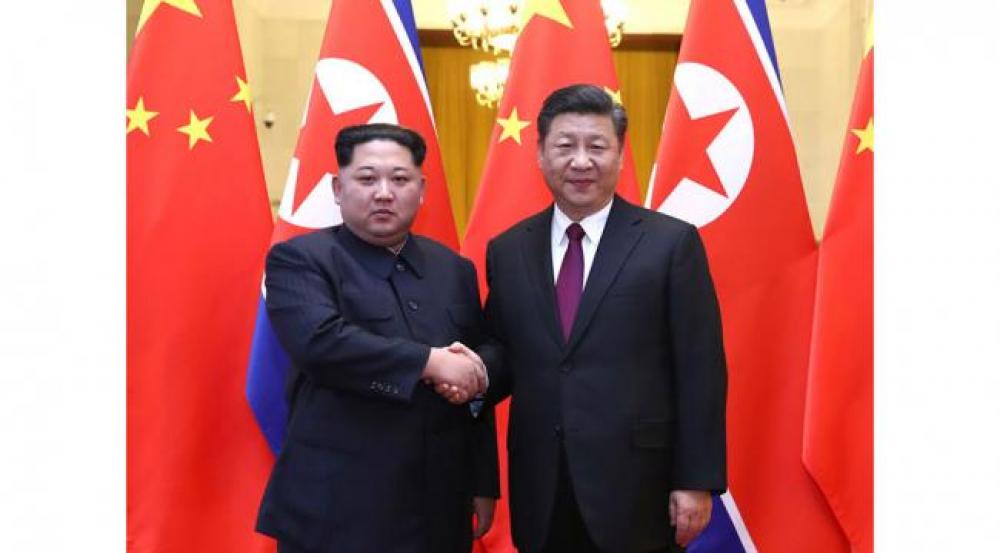 Kim Jong Un visits China, meets Xi Jinping