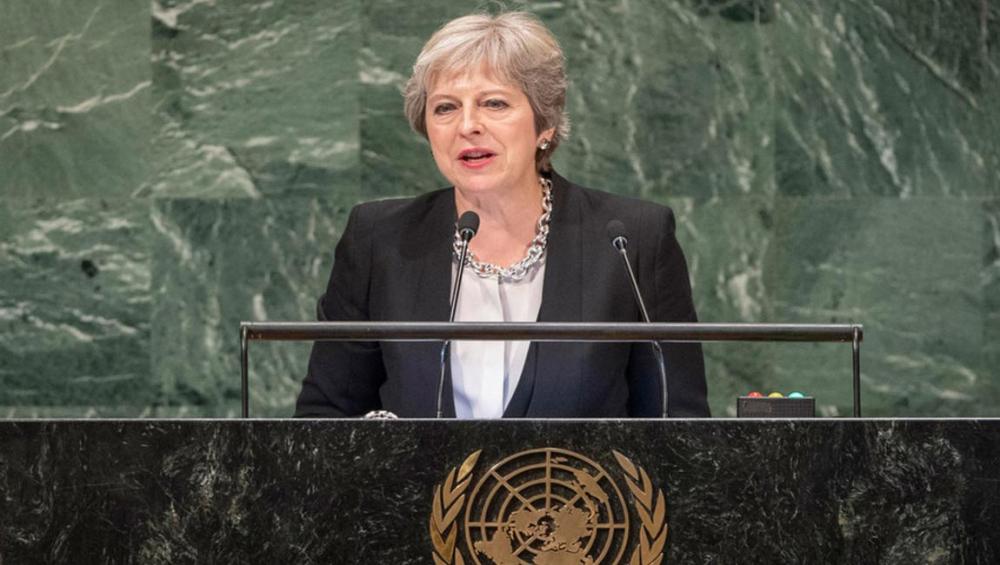 UK’s May stresses global cooperation at UN General Assembly