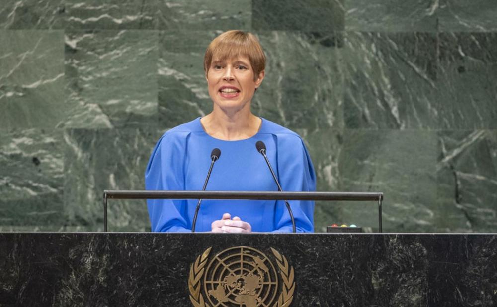 ‘We all need to see the bigger picture;’ cooperation is the key to making the world better for all, Estonia tells UN Assembly