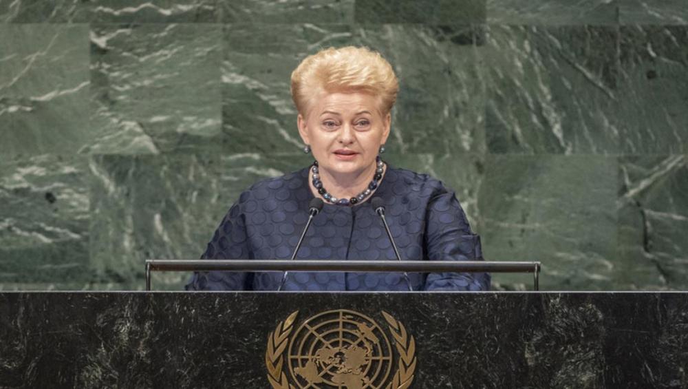 Reject passivity and embrace ‘responsibility for our future,’ Lithuania’s President tells UN Assembly