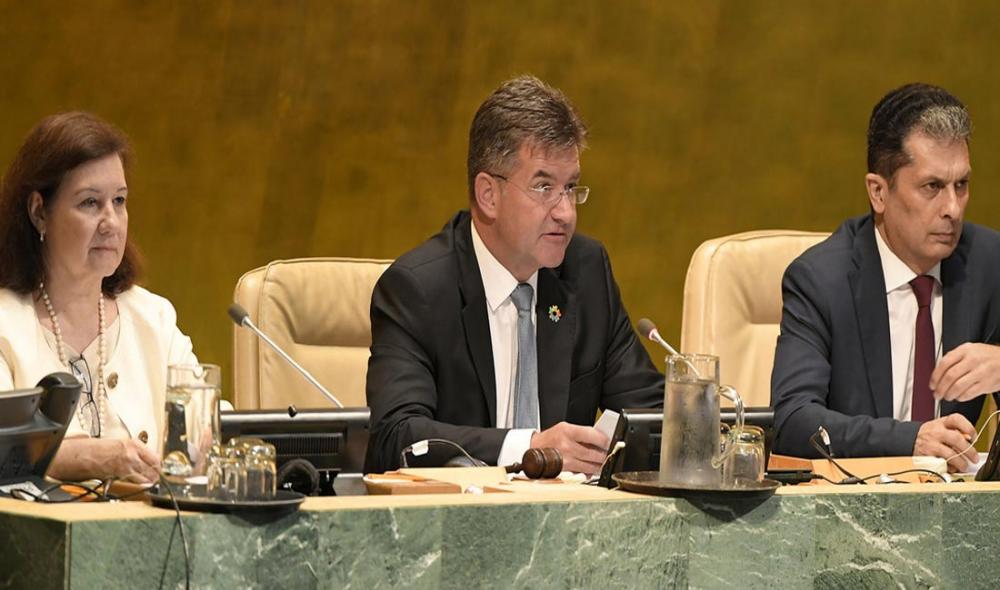 Peace must be built ‘block after block’ UN General Assembly President tells key forum