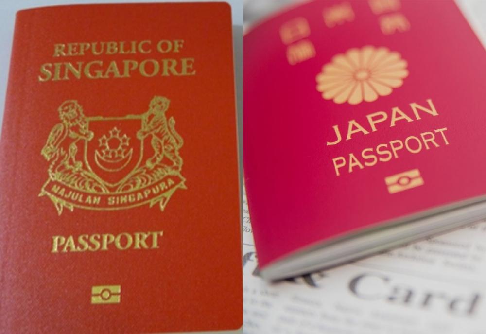 Japanese, Singaporean passports named the world