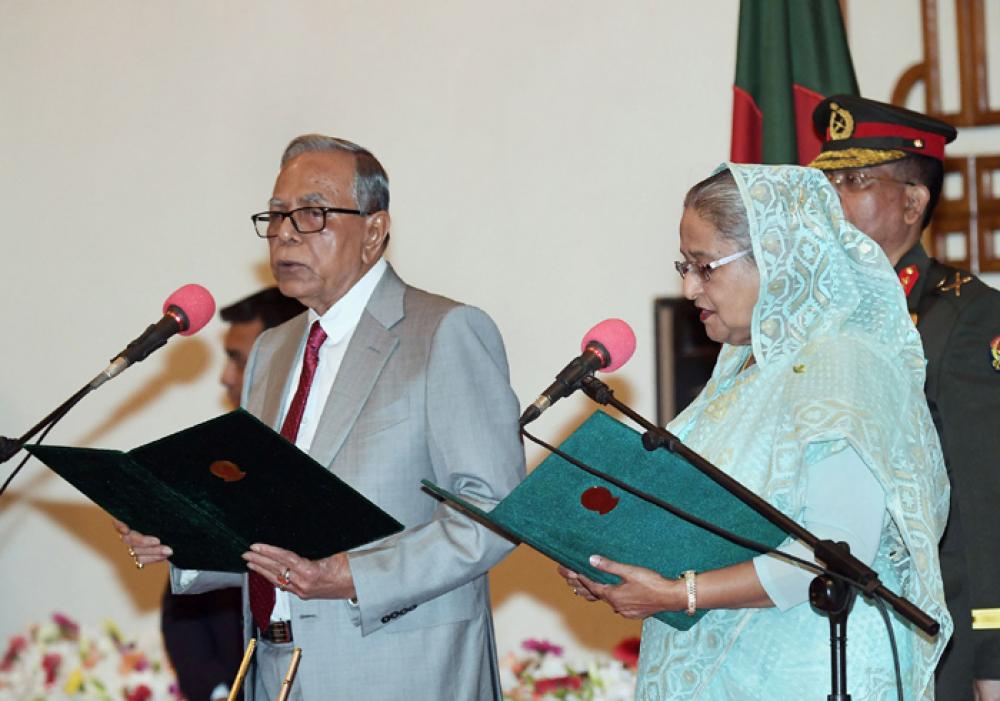 Sheikh Hasina takes oath as Bangladesh PM 