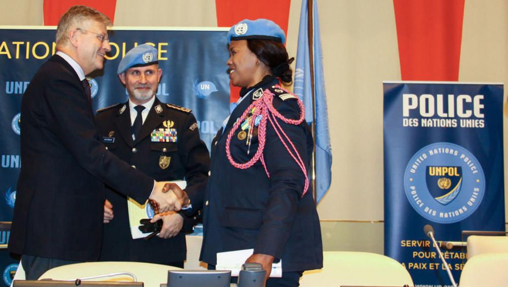 UN policewoman recognized for ‘speaking up and speaking out’ on behalf of the vulnerable