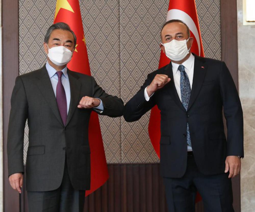 Turkish Foreign Minister Mevlut Cavusoglu raises 