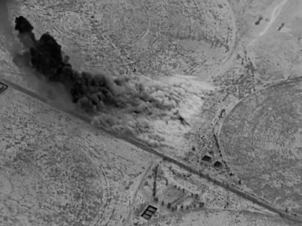 US bombing on Iraq-Syria border aimed at destroying sites used to launch sophisticated drone attacks by Iran