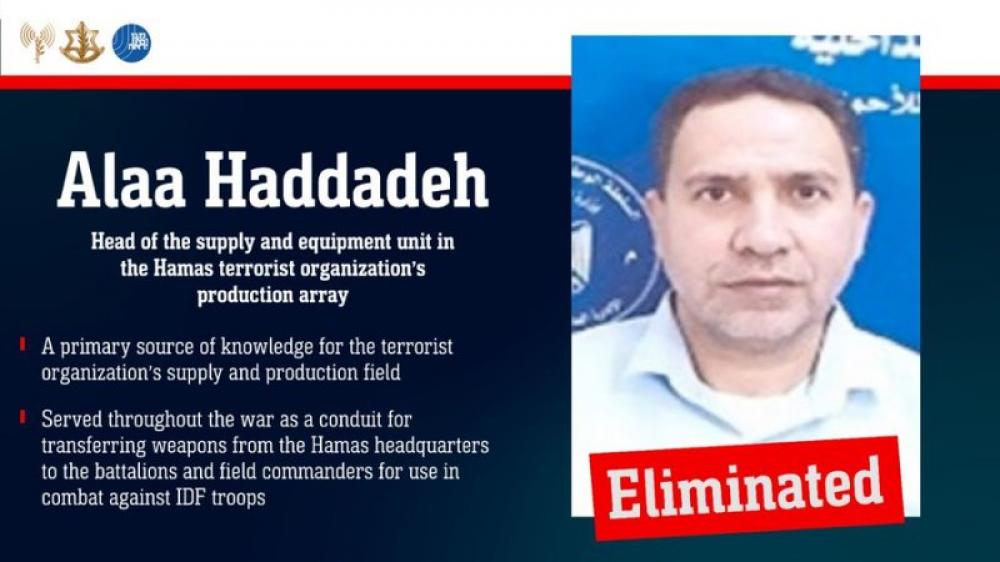 Who is Alaa' Haddadeh? IDF claims eliminating Hamas commander in Gaza