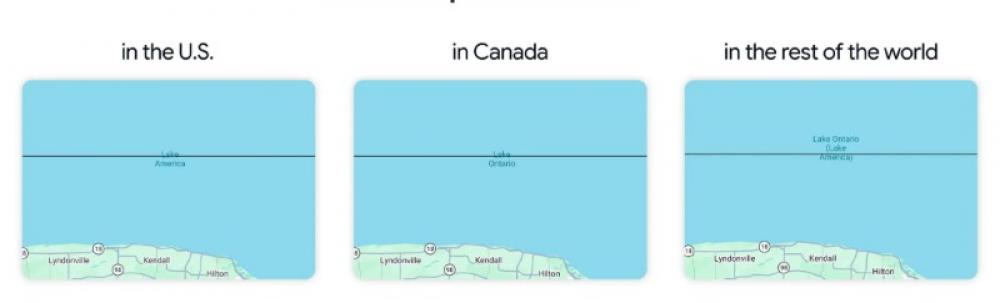 Lake Ontario is now &lsquo;Lake America&rsquo; on Google Maps in US: What Canadian users see