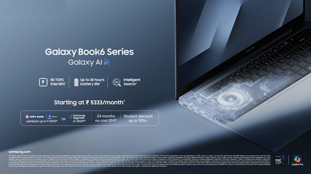  30-hour battery, AI boost! Samsung&rsquo;s Galaxy Book6 Series launched in India 