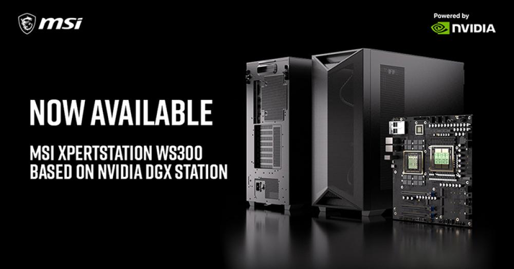 MSI XpertStation WS300 starts shipping with NVIDIA GB300 AI supercomputer power 