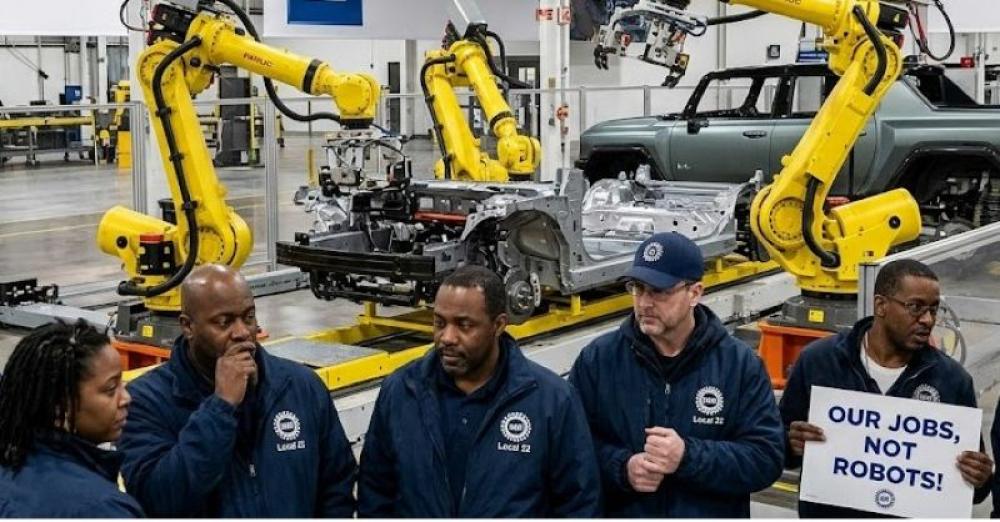 US: Workers outraged as GM adds 50 robots after major layoffs at Detroit plant 