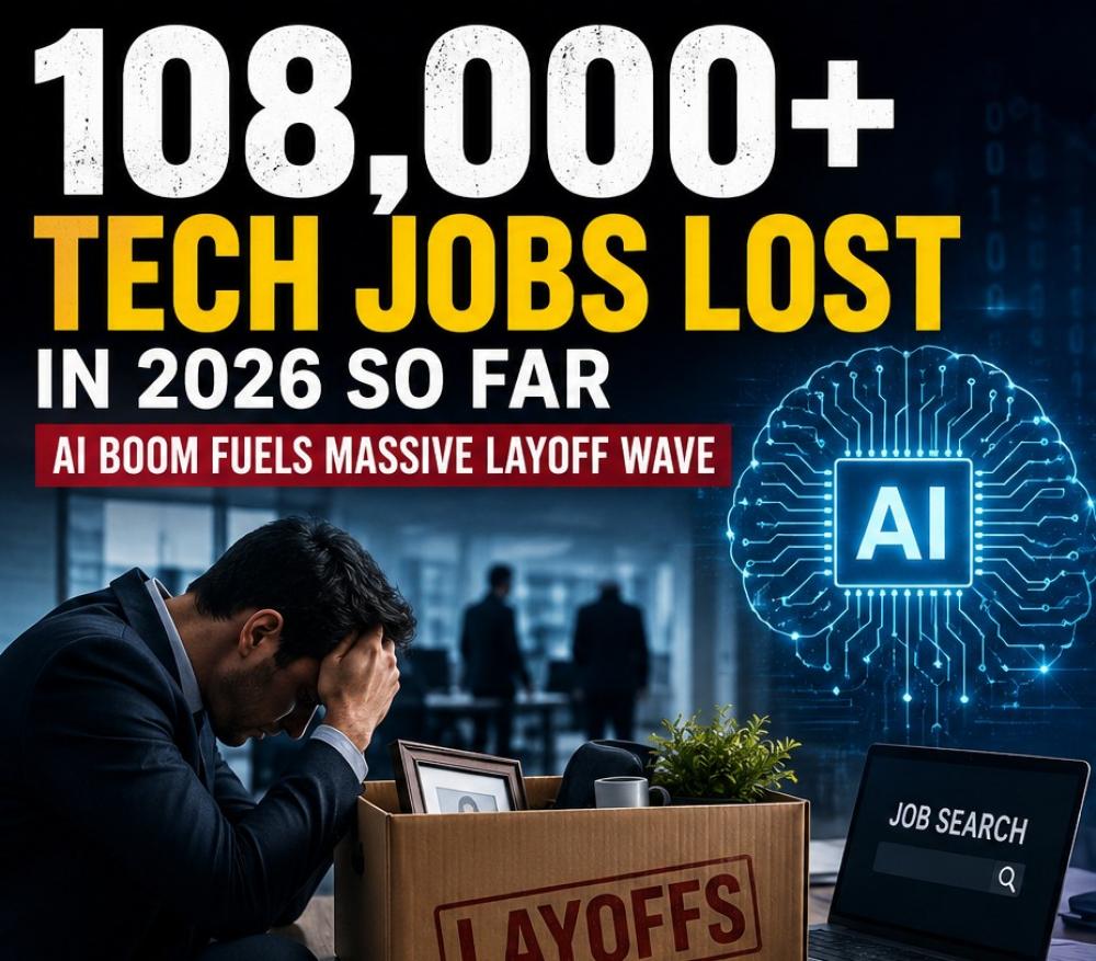 AI bloodbath? Over 108,000 tech jobs vanish in just 5 months of 2026 