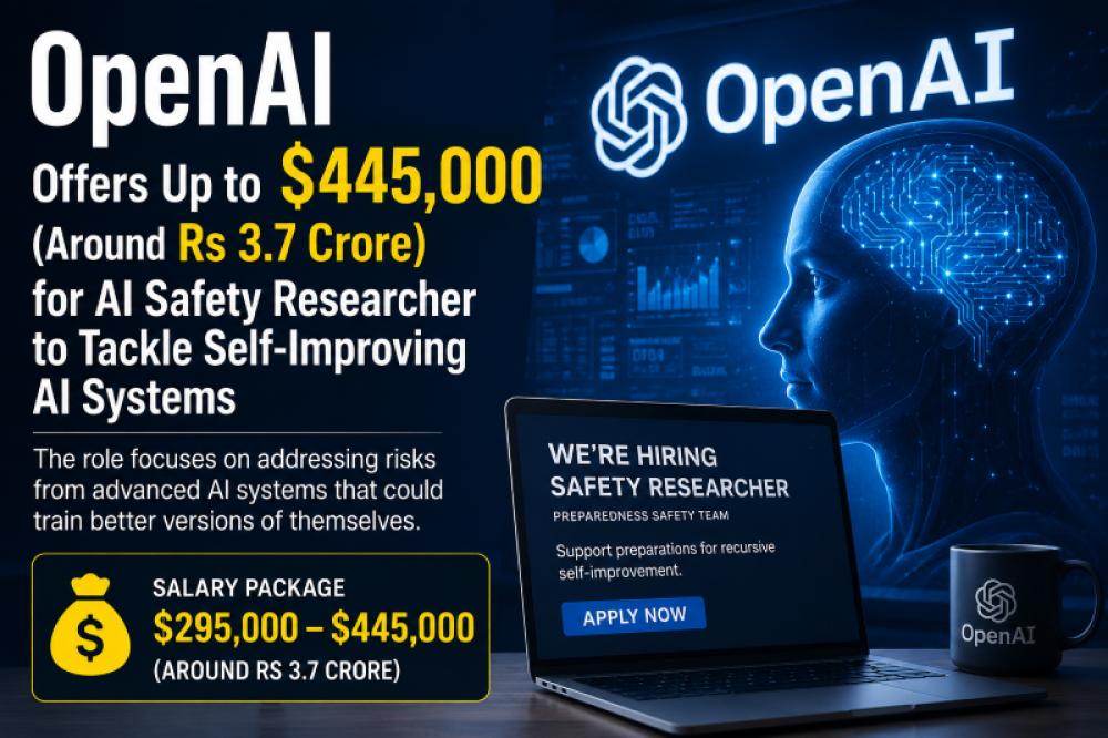 Why is OpenAI paying USD 445,000 salary to stop self-improving AI? 