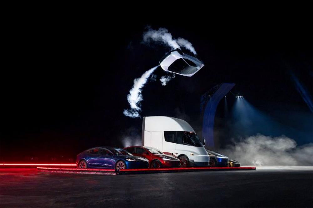 Is Elon Musk building a flying car? Tesla's new Roadster stuns with rocket thrusters