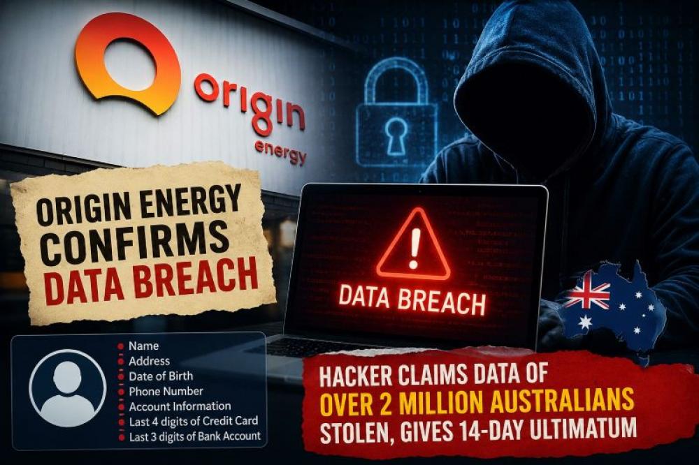 Massive data breach rocks Australia's Origin Energy; hacker issues ultimatum 