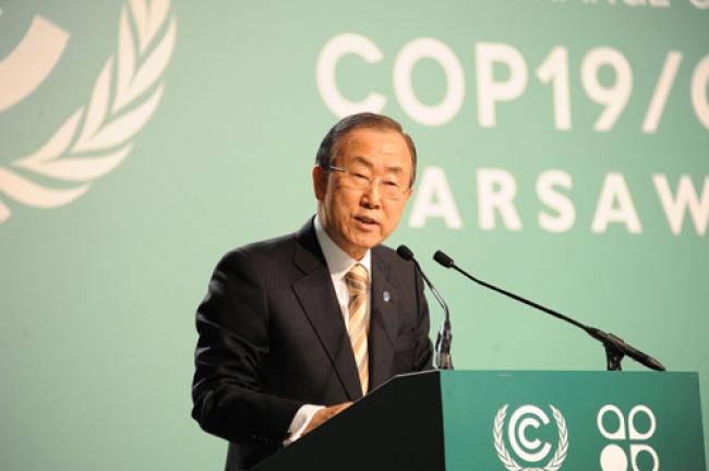 Climate finance essential to address climate change: Ban 
