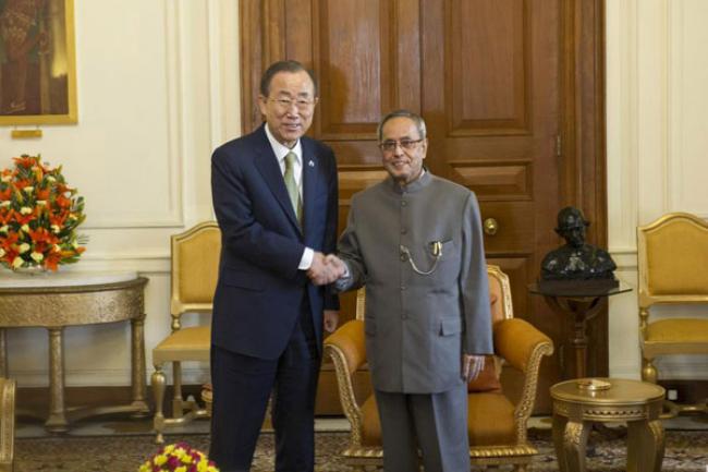 In India, UN chief commends country’s leadership on climate change
