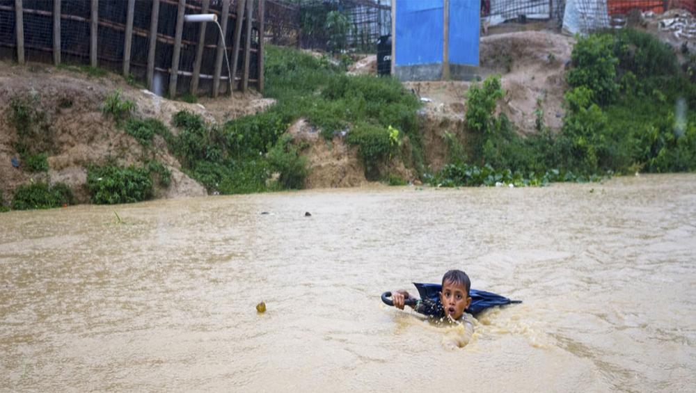 Monsoon rains turn millions of children’s lives ‘upside down’ across South Asia