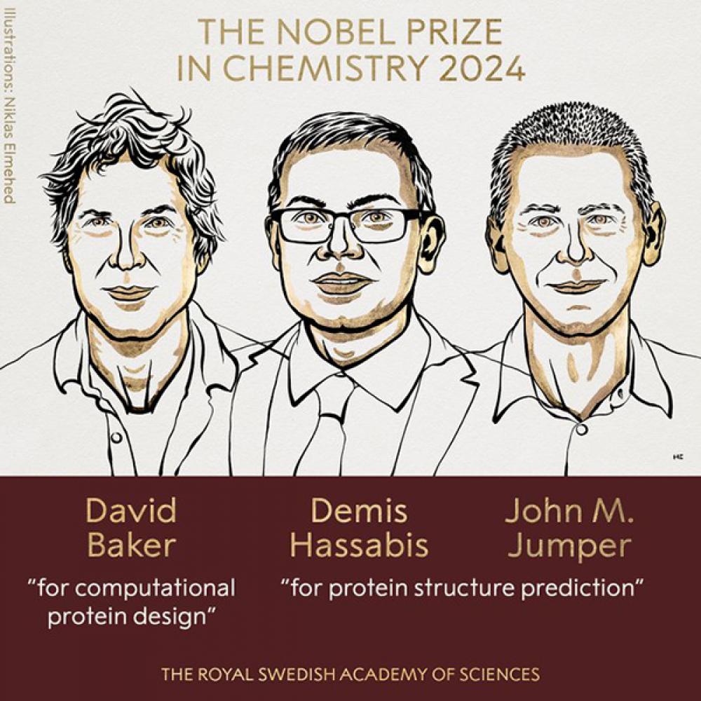 U.S. scientists David Baker and John Jumper and Britain’s Demis Hassabis win Nobel Prize in Chemistry for works on protein