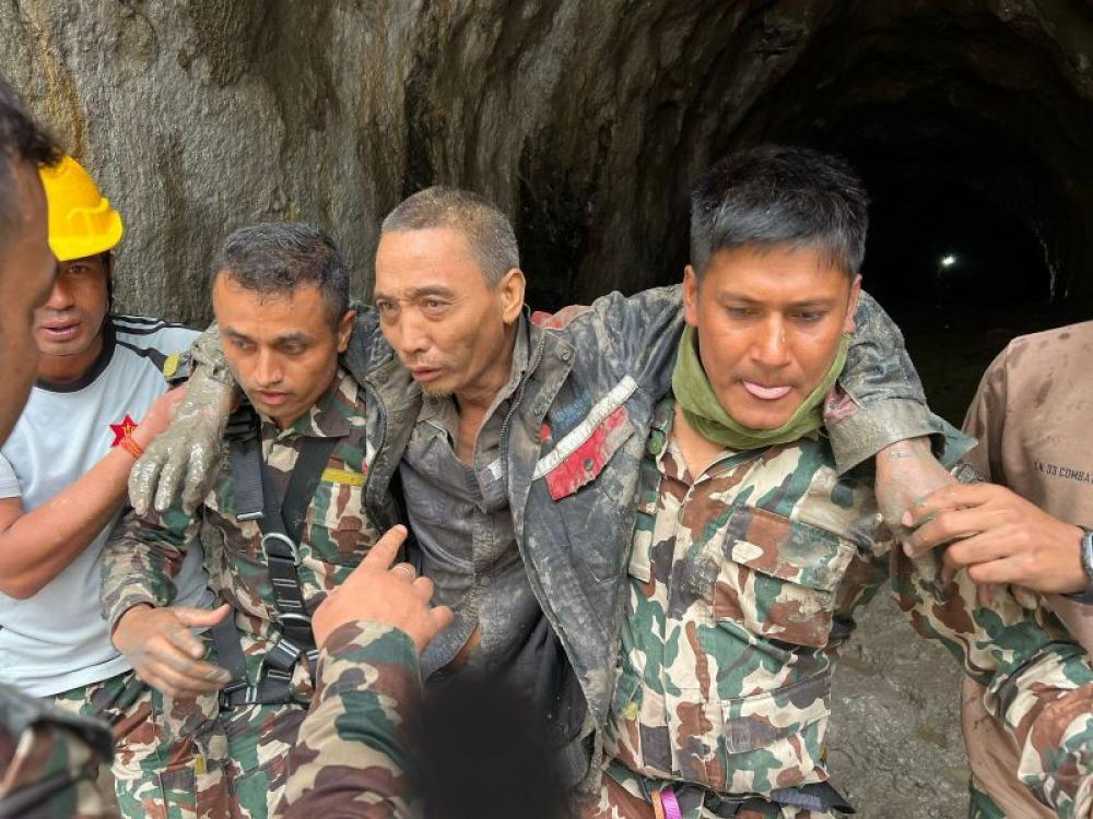 10-day tunnel nightmare ends: Chinese national rescued alive in flood-hit Nepal 