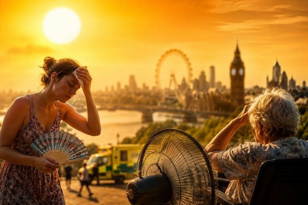 Heatwave shock: UK sees hottest day of the year at 38.1 &deg;C