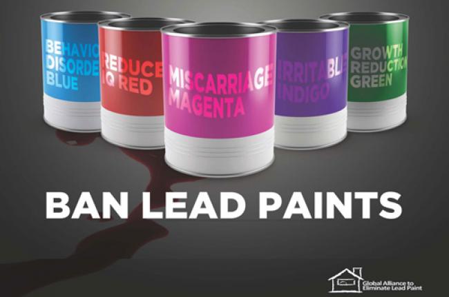 UN urges countries to end use of lead paint