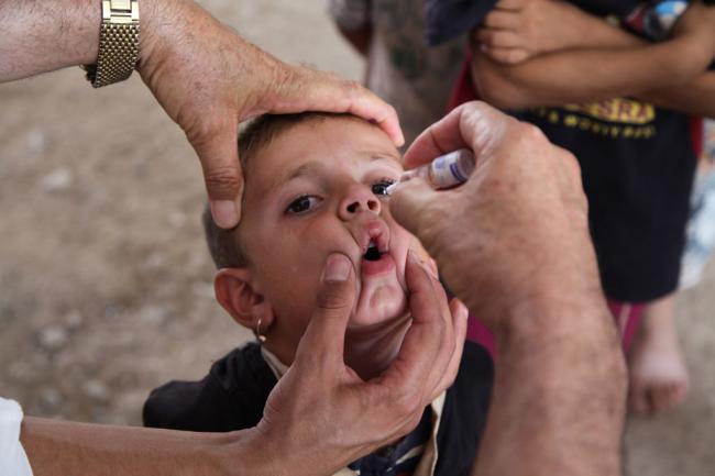 WHO notes threat of polio spread in conflict-affected countries