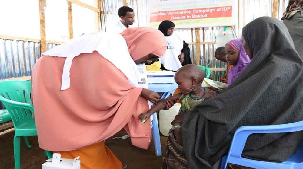 Somalia: UN launches lifesaving vaccination campaign for children facing measles threat