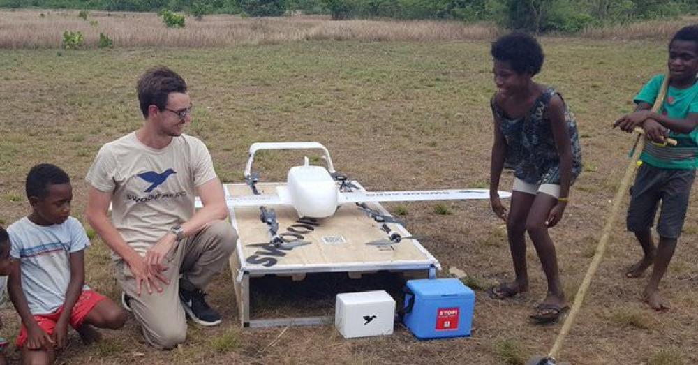 One small flight for a drone, one ‘big leap’ for global health