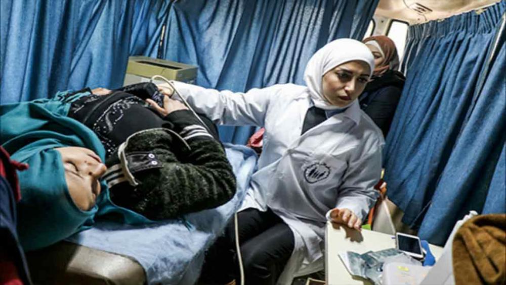 UN agency's mobile reproductive health teams reach women in besieged area of Aleppo