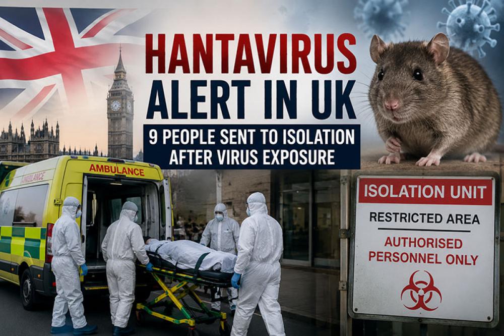 UK on alert as 9 people linked to Hantavirus case sent to isolation