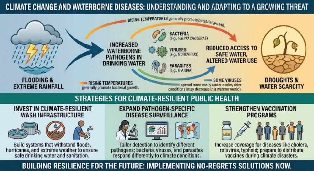 Heat, floods and droughts are turning water into a deadly health threat, study finds