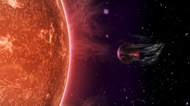 Hot super-Earths stripped by host stars: 