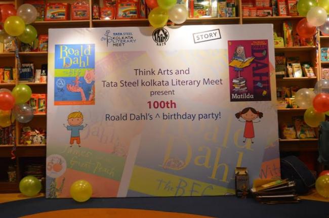 Children celebrate Roald Dahl