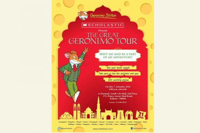 Starmark to host The Great Geronimo Tour for children on May 7