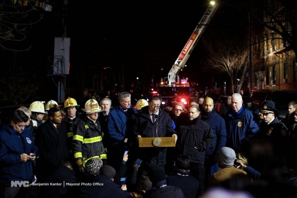 New York: Bronx fire kills at least 12
